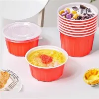 Scatola per imballaggio di scodelle per zuppa di noodle con coperchio commerciale